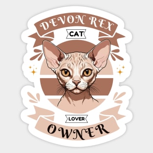 Devon Rex Sticker